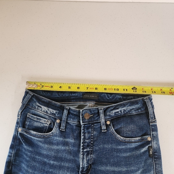 Silver Jeans Infinite Fit High Rise Skinny Jeans Stretch Size Medium 29 30 31 32 - Picture 12 of 16
